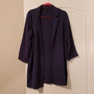 Forever 21 Navy Casual Blazer